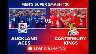 AA vs CK LIVE 🔴 | Men&rsquo;s Super Smash T20 Today Match