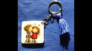 It Must Be Love - Cute Ceramic-resin Keychain 001
