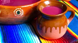 Atole de Zarzamora, sin colorantes artificiales, con muy poquitos ingredientes | SUPER DELICIOSO