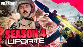 *NEW* SEASON 4 UPDATE - NEW OTs 9 SMG ON ALCATRAZ! (Warzone - Rebirth Island)