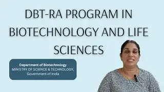 DBT Research Associateship Program in Biotechnology and Life sciences