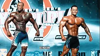 Erin Banks (3rd Place) VS Jeremy Buendia (8th Place) Physique Comparison at Mr. Olympia 2023