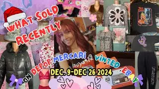 What Sold On Depop, Mercari, Vinted and Ebay As A Part Time Reseller In Texas December Season!