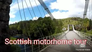 Scotland motorhome tour (Part 13), NC500, Bonar bridge, Loch Oich, Wild camping