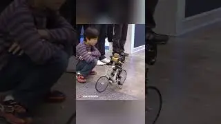 The Bike-riding robot that moves like a Human!