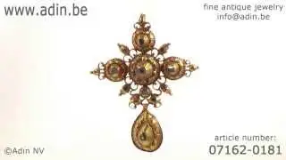 17th Century gold and diamond cross. (Adin reference: 07162-0181)