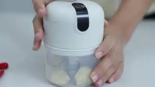 USB MINI FOOD PROCESSOR 45W 5V 1300 MAH BATTERY Electric Garlic Masher Sturdy Durable Mini Crusher