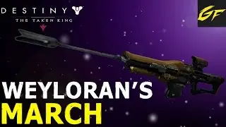 Destiny: The Taken King (April Update) Weyloran's March Legendary SniperRifle (Gunplay Weapon Review