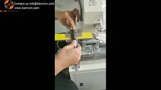Tube Flag Label Folding Machine  ZCUT-430 - Suzhou Crown