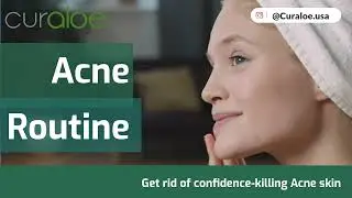 Curaloe Aloe Vera Acne Treatment with Face Cleanser and Treatment