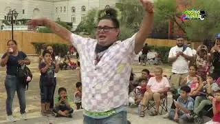 Cachito Bomba Loca Payaso en la Macroplaza Monterrey