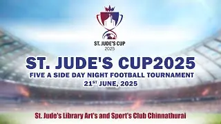 PART 2 /ST. JUDE'S CUP 2025 - FIVE A SIDE DAY NIGHT FOOTBALL TOURNAMENT - CHINNATHURAI #football