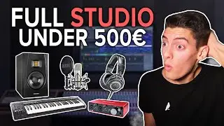 FULL MUSIC STUDIO for UNDER 500&euro; 🤯 [Budget Home Studio Setup]