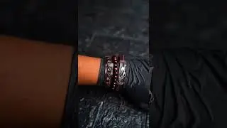 Superman Triple Layer Leather Bracelet By Baap.🔥 #jewelry #baap #accessories #fashion #trending