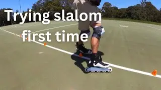 Slalom #1. First steps in slalom