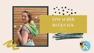 KAAMI Slings einfacher Rucksack mit dem Tragetuch