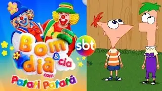 Transi&ccedil;&atilde;o | Bom Dia & Cia Com Patati Patat&aacute; + Phineas e Ferb (2007) Na TV SBTolinho (SIMULA&Ccedil;&Atilde;O)