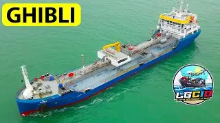 ⚓🚢 Modern GAS tanker GHIBLI! at Margate roads ship anchorage SHIP WATCHING! Shipspotting LPG Coaster