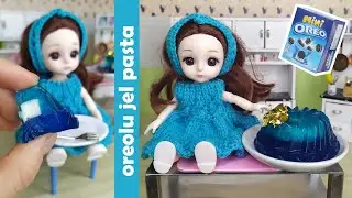 Miniature OREO Jello Cake | Oreolu Mini Jel Pasta - Minimela Mutfak #miniature #jelly