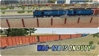 SOLAPUR TO VISHAKHAPATNAM FREIGHT DUTY WITH WAG12B LOCO/ INDIAN TRAIN SIMULATOR/
