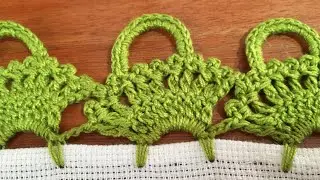 💥PUNTILLA FACIL  #31 🧵ORILLA DE CANASTAS