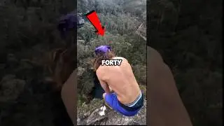 Death defying world record! can he survive a 42.5m cliff jump?