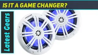 KICKER KM604WL Marine LED Speakers: Elevate Your Boat's Sound System!