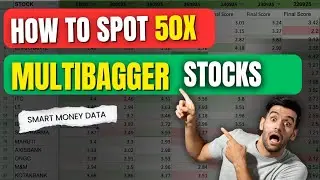 How to Spot a 50x Multibagger Stock | Anant Raj Case Study | Smart Money Footprint Analysis