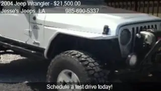 2004 Jeep Wrangler Rubicon 4WD 2dr SUV for sale in SLIDELL,