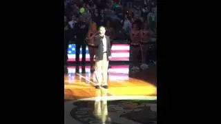 Boston Celtics National Anthem Thomas 