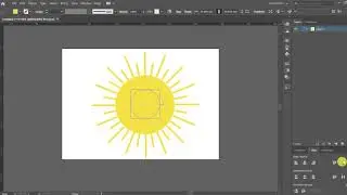 Adobe illustrator tutorial - How to Create a sun Design