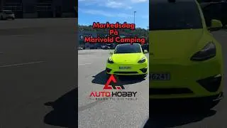 Markedsdag p&aring; Marivold camping i Grimstad☀️  #marked #utstilling #tesla #modely #norge #norway #gg