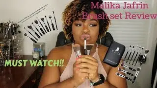 Malika Jafrin Professional Brush Set Collection Review (Must Watch!!)
