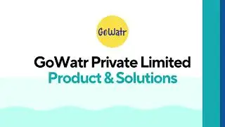 GoWatr Product & Solutions | #SmartWaterManagement #GoWatr