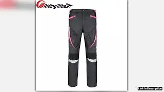 Women Pants Slim Fit Style Lady Motorcycle Riding Breathable Reflective Trousers with Insert