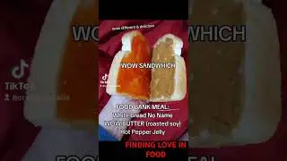 WOW BUTTER SOFT SANDWICH WITH HOT PEPPER JELLY WHITE BREAD #FOODBANK #CHEAPMEAL #simplerecipe #YUMMY