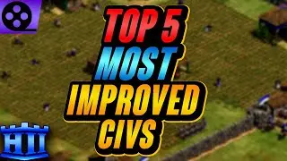 Top 5 MOST IMPROVED Civilizations (April 2023 Patch) | AoE2