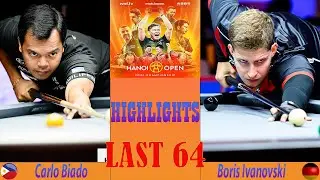 LAST 64 | Carlo Biado vs Boris Ivanovski | HIGHLIGHTS | HANOI OPEN POOL 2025