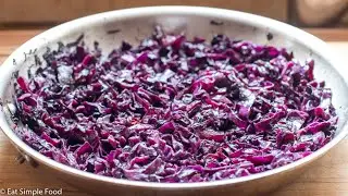 Simple Saut&eacute;ed Red Cabbage Recipe - EatSimpleFood.com