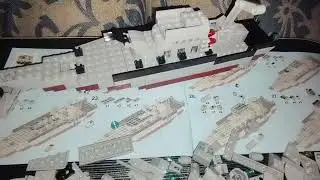 Lele brothers building blocks warship 8in1 speed build