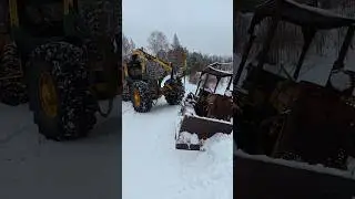 Skidder to the Rescue! Pulling Out a Stuck Dozer