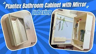 Plantex Bathroom Cabinet with Mirror - Unboxing & Installation