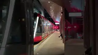 Lightrail stopping at last station #sydney #randwick #lightrail