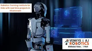 Explaining to the kids How live human detection robot works - Venkys Robotic in Khammam