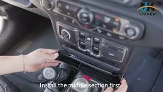 Center Console Gear Shift Organizer for Jeep wrangler/gladiator