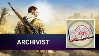 [Road to 100%] Sniper Elite 3 - Archivist - Achievement Walkthrough (All war diaries)