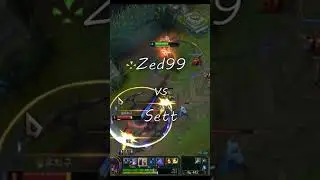 Zed99 vs Sett - League of Legends #shorts