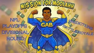 NFL DIVISIONAL ROUND PREDICTIONS: MI$$ION FOR MOOLAHH Ep.4 #football #nfl #fantasyfootball #playoffs