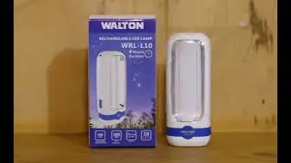 Walton WRL-L10 rechargeable LED lamp unboxing and review