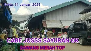 CABE MASIH TOP SAYURAN OK DI PASAR INDUK PARE KEDIRI